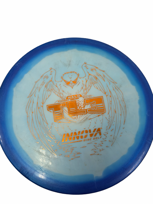 Vist Large View of Product Image Which is Used Innova TL3 HALO Disc Golf Driver Carolina Blue 172g