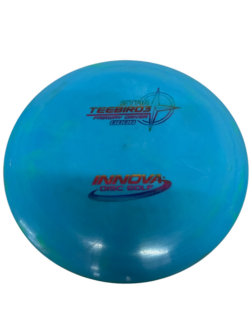 Vist Large View of Product Image Which is Used Innova TEEBIRD3 Disc Golf Driver Carolina Blue