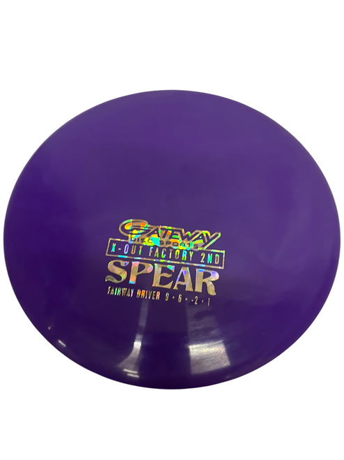 Vist Large View of Product Image Which is Used Gateway SPEAR 2ND Disc Golf Driver Purple