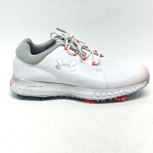 Vist Large View of Product Image Which is Used Under Armour HOVR DRIVE CLARINO Womens Golf Shoes White Senior 8