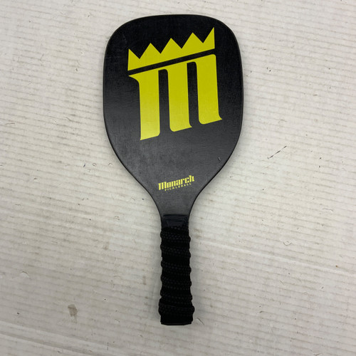 Vist Large View of Product Image Which is Used Mold Monster MONARCH PICKLEBALL Pickleball Racquet Black