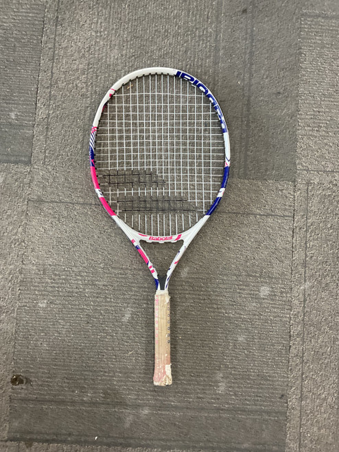 Vist Large View of Product Image Which is Used Babolat B FLY 23 Junior Tennis Racquet Pink 23"