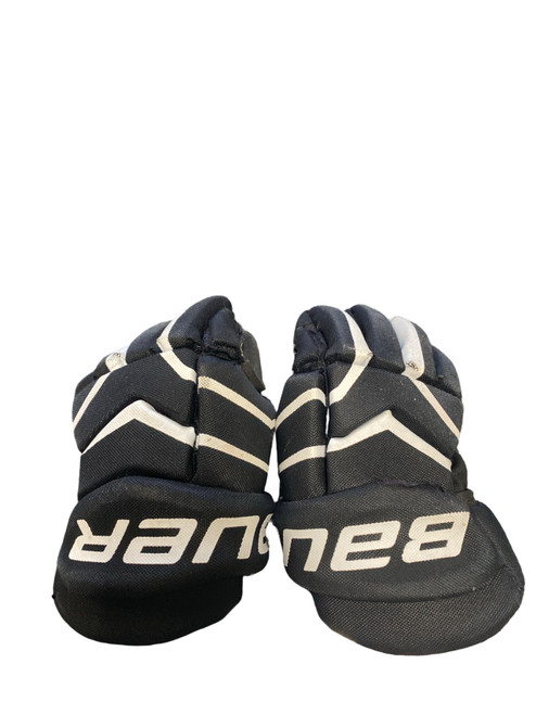 Vist Large View of Product Image Which is Used Bauer LEGACY Youth Gloves Black 9"