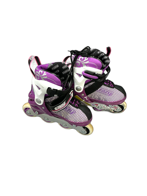 Vist Large View of Product Image Which is Used CRAZY BOYS Junior Rec Fitness Skates Royal Blue Adjustable