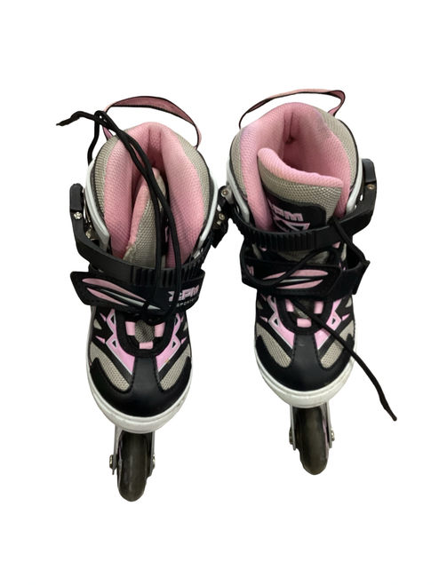 Vist Large View of Product Image Which is Used ZPM APEC - 7 Child Rec Fitness Skates Pink Youth 09.0
