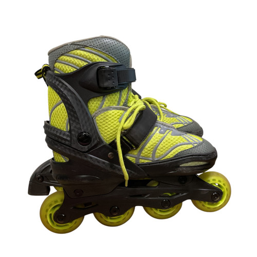 Vist Large View of Product Image Which is Used DBX ADJUSTABLES 1-4 Junior Rec Fitness Skates Green Adjustable