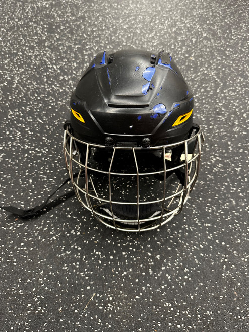 Vist Large View of Product Image Which is Used Bauer IMS 11.0 NO HECC Helmet Cage Combo Black MD