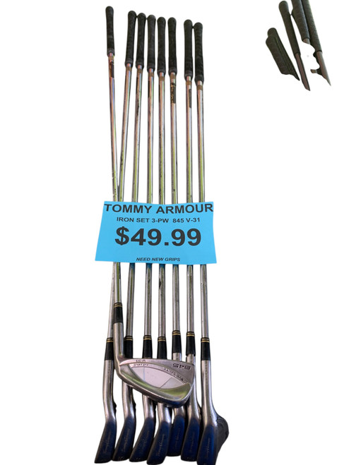 Vist Large View of Product Image Which is Used Tommy Armour 845 Mens Iron Set RH 3I-PW