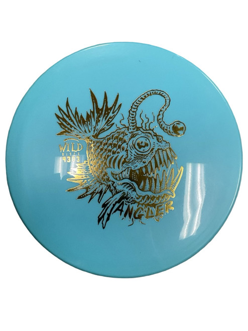 Vist Large View of Product Image Which is Used WILD ANGLERS 4303 DISCS Disc Golf Mid Range Carolina Blue 175g