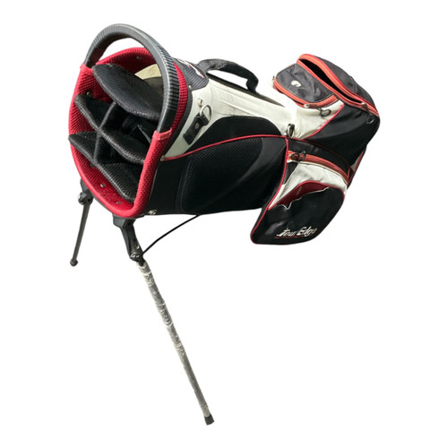 Vist Large View of Product Image Which is Used Tour Edge HOT LAUNCH 2 6 WAY Mens Stand Bag Black
