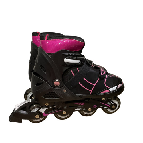 Vist Large View of Product Image Which is Used ATHENA ADJUSTABLE 2-5 Junior Rec Fitness Skates Pink Adjustable