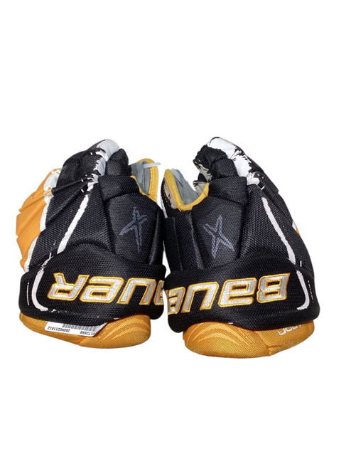 Vist Large View of Product Image Which is Used Bauer VAPOR X LTX PRO Junior Gloves Black 10"