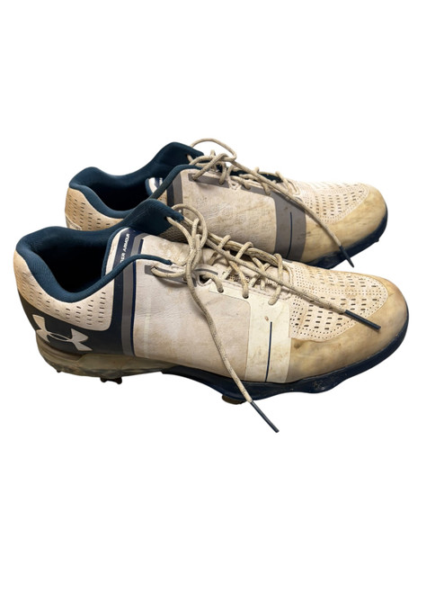 Vist Large View of Product Image Which is Used Under Armour Mens Golf Shoes White Senior 8