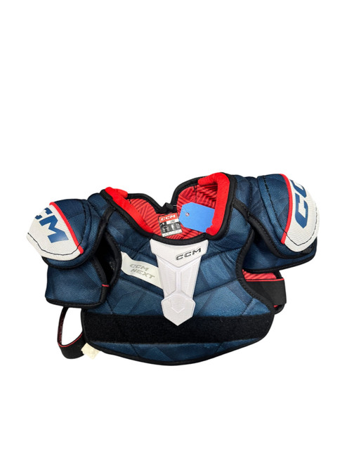 Vist Large View of Product Image Which is Used CCM NEXT Youth Shoulder Pads LG