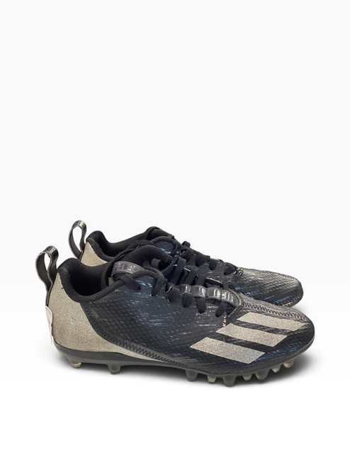 Vist Large View of Product Image Which is Used Adidas ADIZERO Jr FB Cleats Black Junior 03