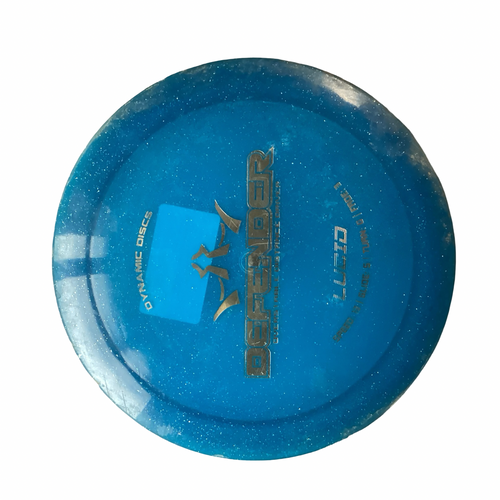 Vist Large View of Product Image Which is Used Dynamic Discs DEFENDER LUCID Disc Golf Driver Royal Blue