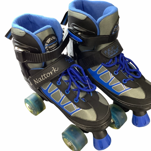 Vist Large View of Product Image Which is Used NATTORK Junior Roller Quad Skates Black Junior 03