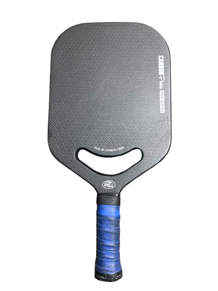 Vist Large View of Product Image Which is Used CARBONPICKLE PRO SERIES CARBON FIBER Pickleball Racquet Black