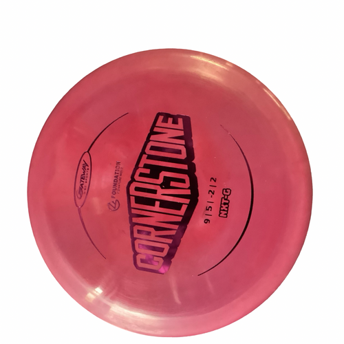 Vist Large View of Product Image Which is Used Gateway CORNERSTONE Disc Golf Driver Red