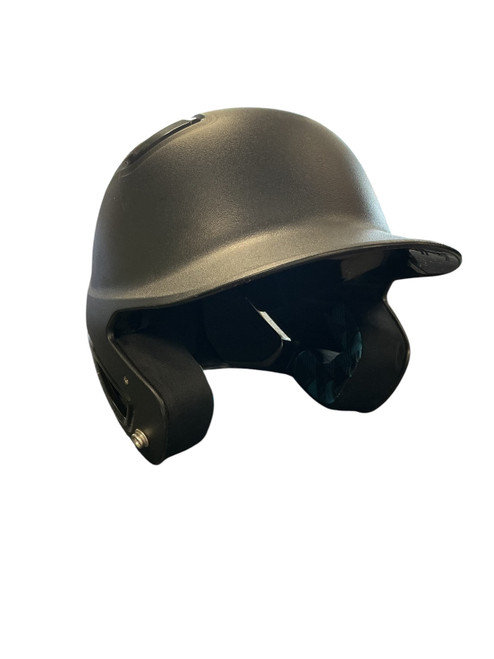 Vist Large View of Product Image Which is Used Easton BASEBALL HELMET Batting Helmet No Mask Black One Size