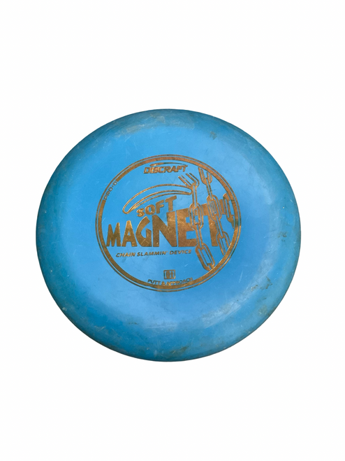 Vist Large View of Product Image Which is Used Discraft SOFT MAGNET PUTTER Disc Golf Putter Royal Blue
