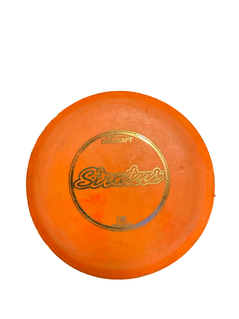 Vist Large View of Product Image Which is Used Discraft STRATUS Disc Golf Driver Orange