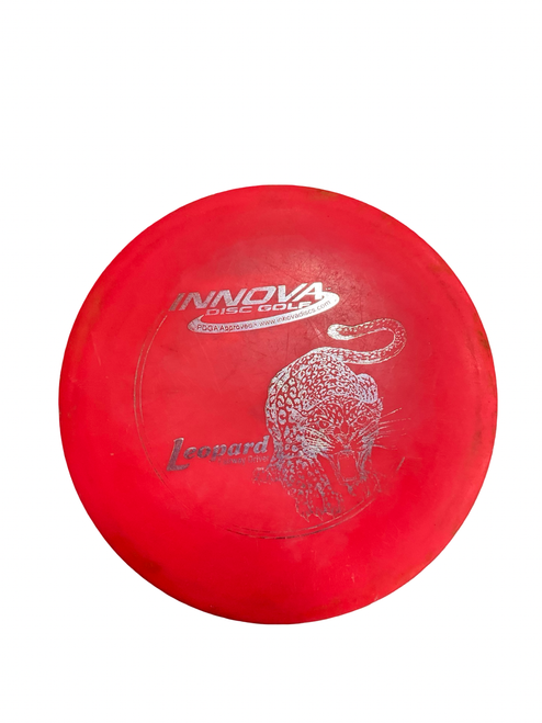 Vist Large View of Product Image Which is Used Innova LEOPARD Disc Golf Driver Pink