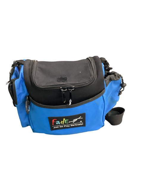 Vist Large View of Product Image Which is Used Fade Disc Golf Bag Royal Blue