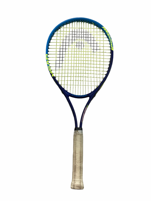 Vist Large View of Product Image Which is Used Head Racquet TI CONQUEST Adult Tennis Racquet Navy Blue 4 3/8"