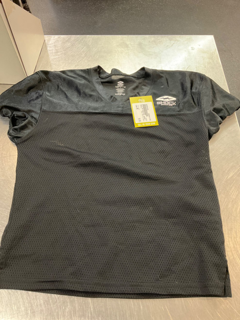 Vist Large View of Product Image Which is Used Shock DR PRACTICE JERSEY FB Top Youth Black MD