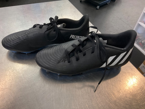 Vist Large View of Product Image Which is Used Adidas Soccer Cleats Black Senior 8.5