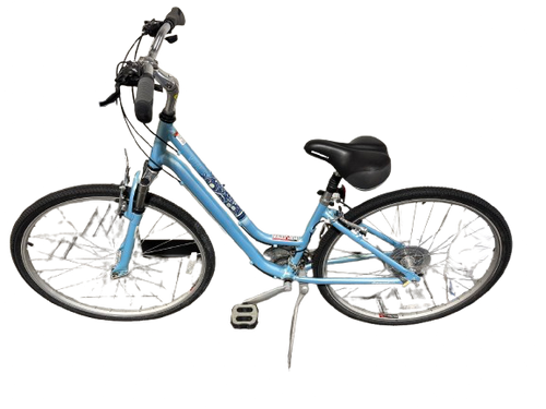 Vist Large View of Product Image Which is Used Diamondback VITAL 2 - 27.5 IN WHEEL Cruiser Bike Womens Sky Blue 15-16" - SM  Frame