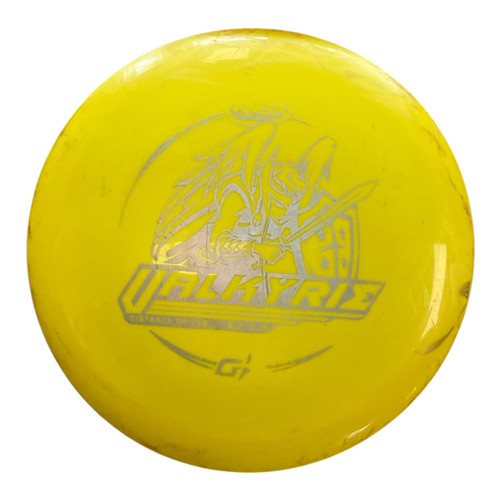 Vist Large View of Product Image Which is Used Innova GSTAR VALKYRIE Disc Golf Driver Yellow 168g