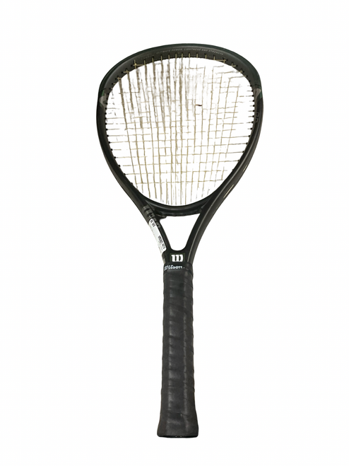 Vist Large View of Product Image Which is Used Wilson 2.0 HYPER CARBON Adult Tennis Racquet Black Unknown