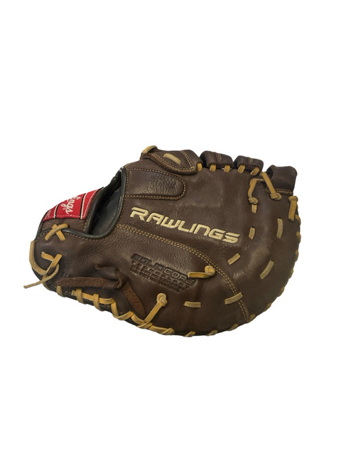 Vist Large View of Product Image Which is Used Rawlings 4SC12FBPT BB/SB First Base LH Throw Brown 12"