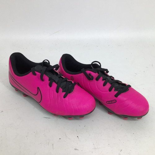 Vist Large View of Product Image Which is Used Nike TIEMPO LEGEND 10 JR 2.5 SOCCER CLEAT Soccer Cleats Pink Junior 02.5