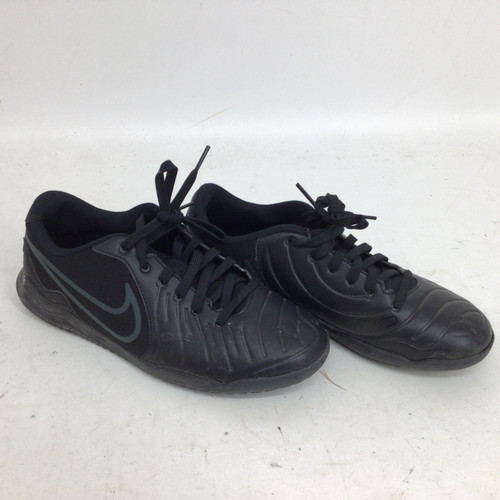 Vist Large View of Product Image Which is Used Nike TIEMPO LEGEND 10 INDOOR JR 5.0 SHOE Soccer Indoor Shoes Black Junior 05