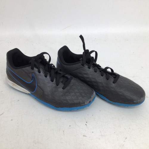 Vist Large View of Product Image Which is Used Nike TIEMPO LEGEND 8 INDOOR JR 4.5 SHOE Soccer Indoor Shoes Black Junior 04.5