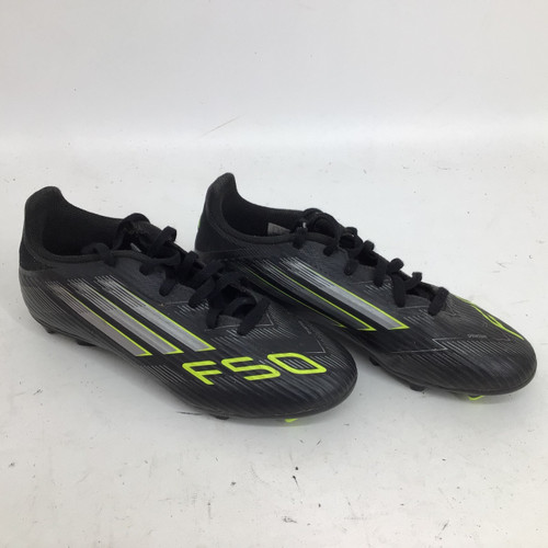 Vist Large View of Product Image Which is Used Adidas F50 LEAGUE JR 5.0 SOCCER CLEAT Soccer Cleats Black Junior 05