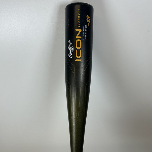 Vist Large View of Product Image Which is Used Rawlings ICON CARBON BB/SB USSSA 2 5/8 Bat 26"