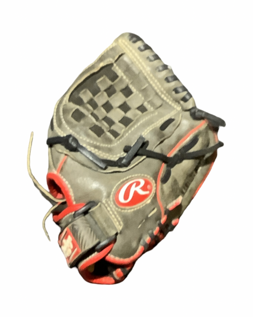 Vist Large View of Product Image Which is Used Rawlings GLOVE BB/SB Glove RH Throw Black 10 1/2"