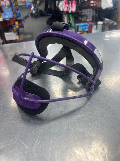 Vist Large View of Product Image Which is Used RIP-IT DEFENSE YOUTH BB/SB Fielders Mask Purple SM