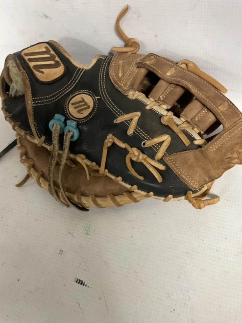 Vist Large View of Product Image Which is Used Marucci HONOR THE GAME BB/SB First Base RH Throw Black 12 1/2"