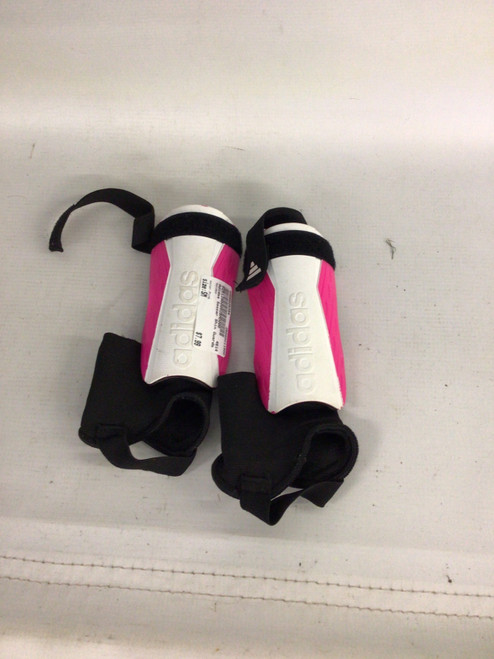 Vist Large View of Product Image Which is Used Adidas Soccer Shin Guards Youth Pink SM