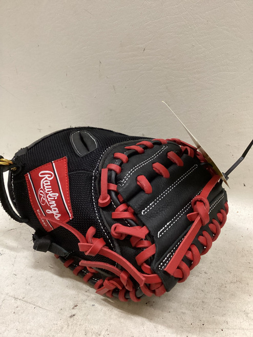 Vist Large View of Product Image Which is Used Rawlings SS315CMB BB/SB Catchers RH Throw Black And Red 31 1/2"