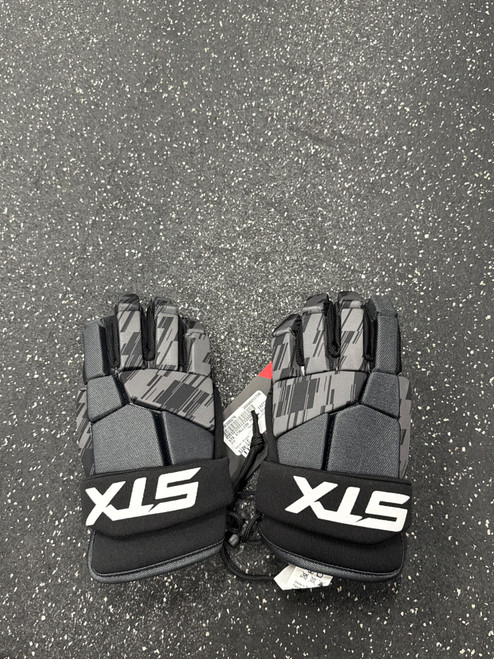 Vist Large View of Product Image Which is Used STX STALLION 75 NEW Lacrosse Gloves Mens Black LG