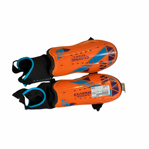 Vist Large View of Product Image Which is Used Classic Sports Soccer Shin Guards Youth Orange SM