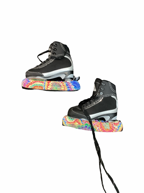 Vist Large View of Product Image Which is Used Jackson SOFTEC Girls Figure Skate Black Junior 02