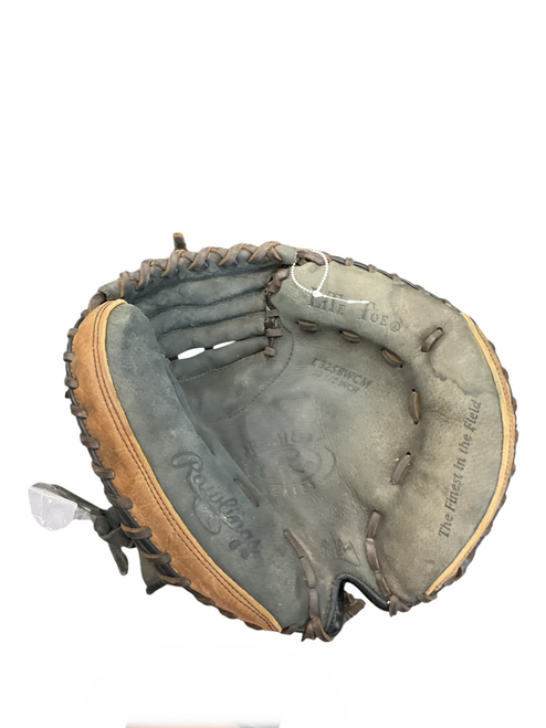 Vist Large View of Product Image Which is Used Rawlings PREMIUM SERIES BB/SB Catchers RH Throw Black 32 1/2"