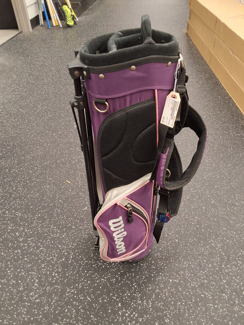 Vist Large View of Product Image Which is Used Wilson HOPE Jr Stand Bag Purple